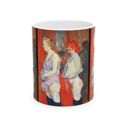 Toulouse-Lautrec, Henri - The Medical Inspection (1894) - Ceramic Mug