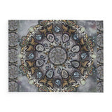 Memento Mori Mandala - Arctic Fleece Blanket