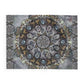 Memento Mori Mandala - Arctic Fleece Blanket