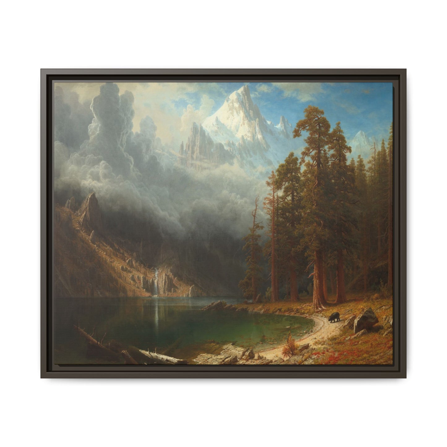 Bierstadt, Albert - Mount Corcoran (1877) - Matte Canvas, Framed