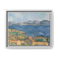 Cézanne, Paul - The Bay of Marseille, Seen from L'Estaque (1885) - Matte Canvas, Framed
