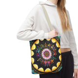 Obsidian Grandmothers Mandala - Tote Bag