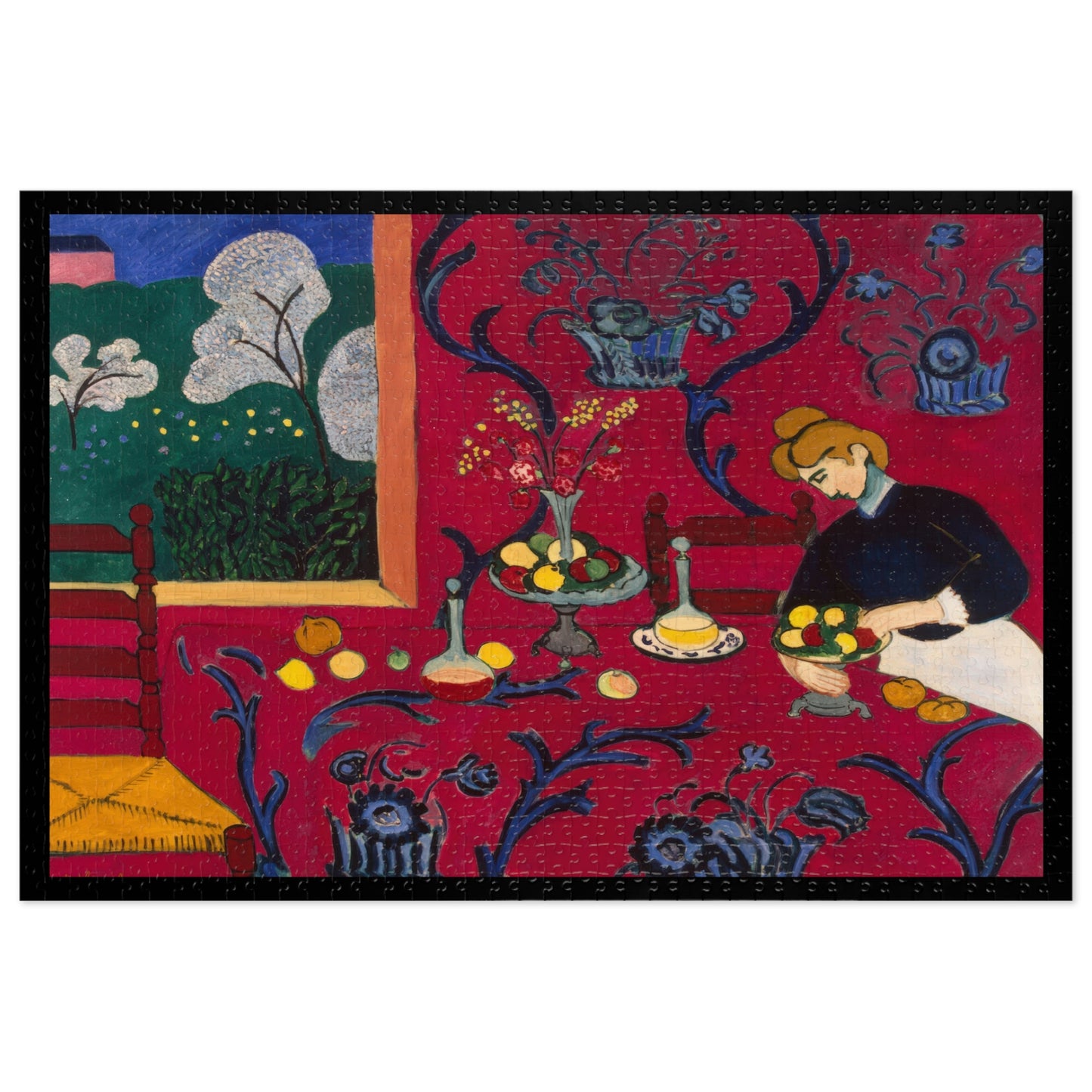 Matisse, Henri - The Dessert Harmony in Red (1893) - 1000pc Jigsaw Puzzle