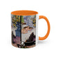 Cézanne, Paul - A Modern Olympia (1874) - Colorful Accent Mugs