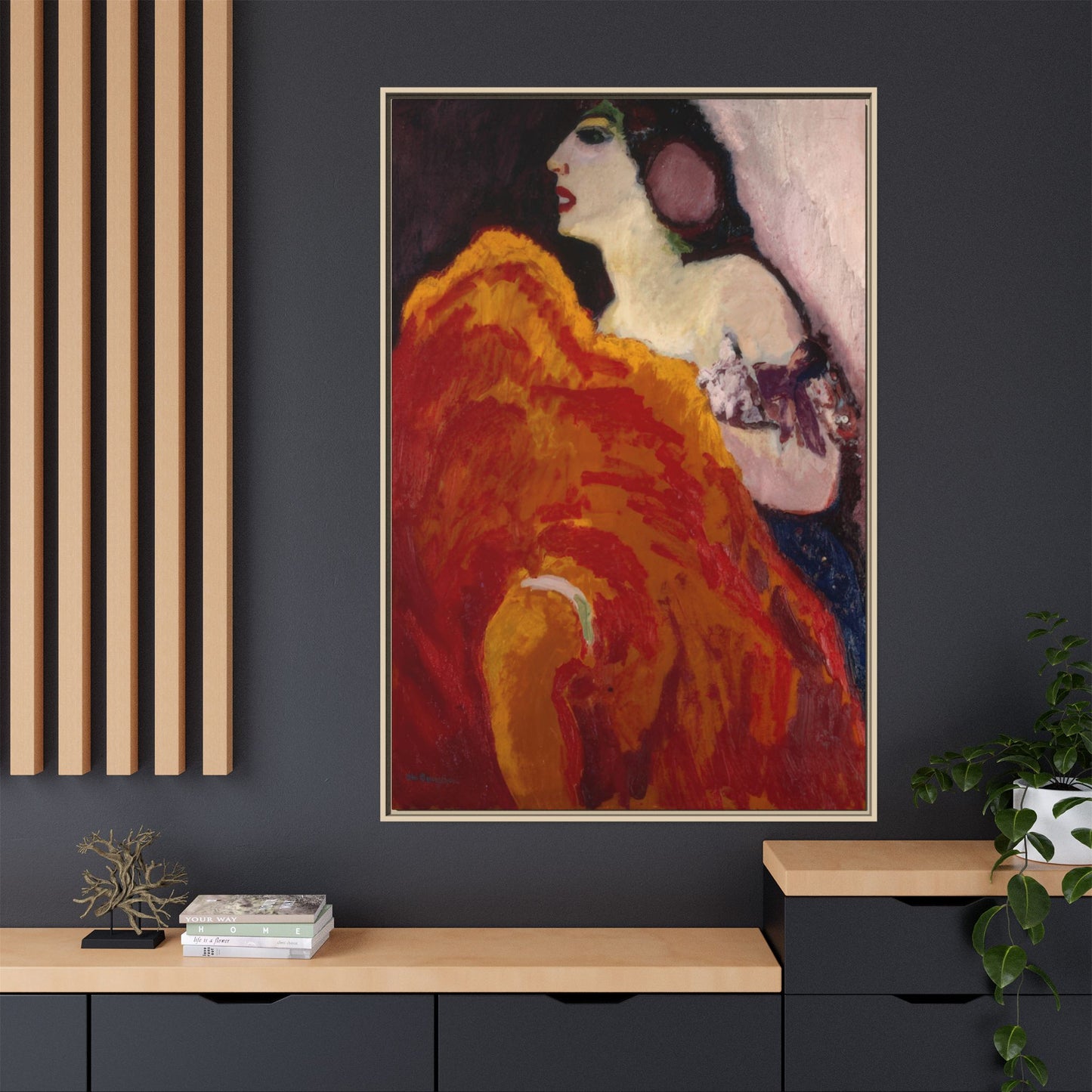 Van Dongen, Kees - The Red Dancer (1907) - Matte Canvas, Framed
