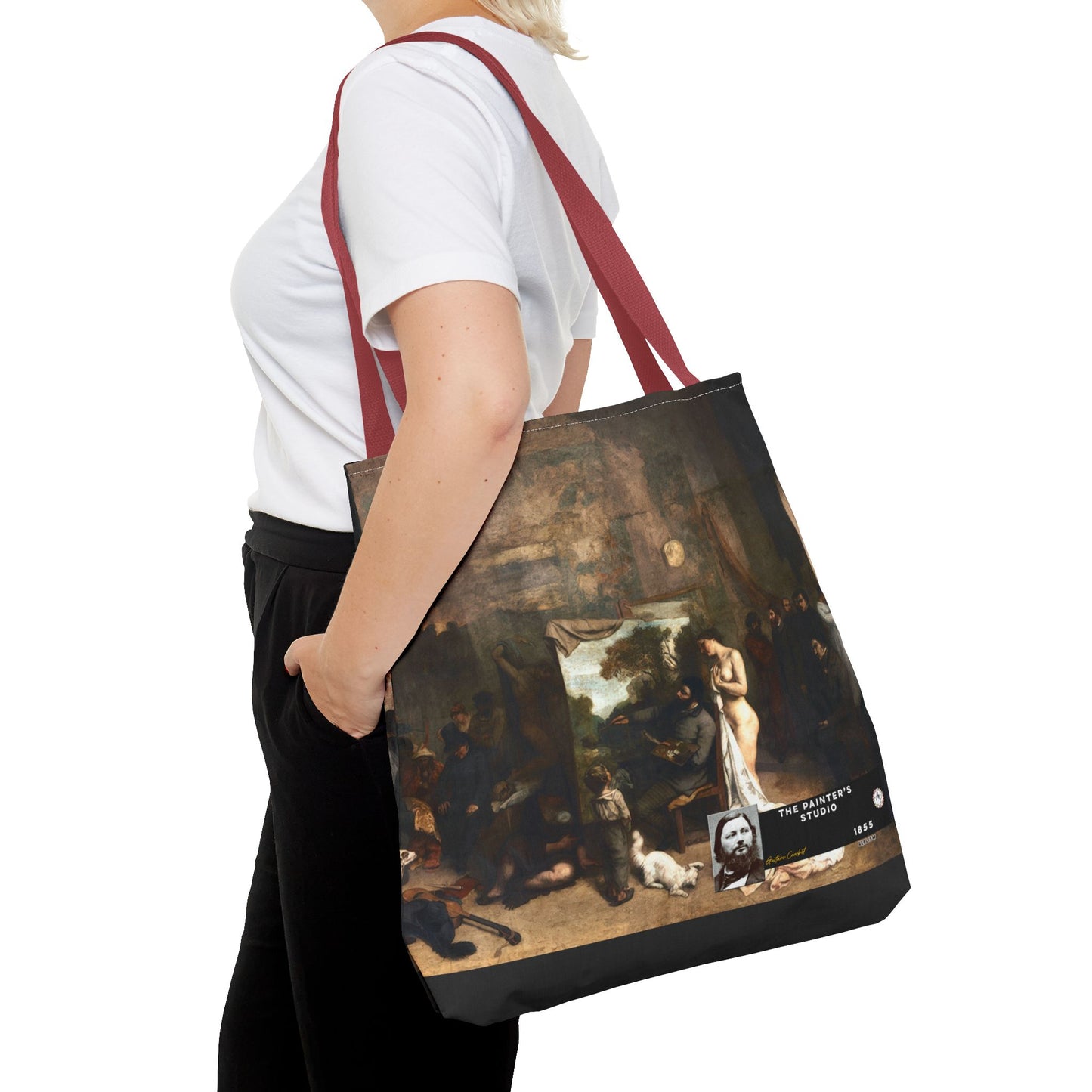 Courbet, Gustave - The Painter’s Studio (1855) - Tote Bag