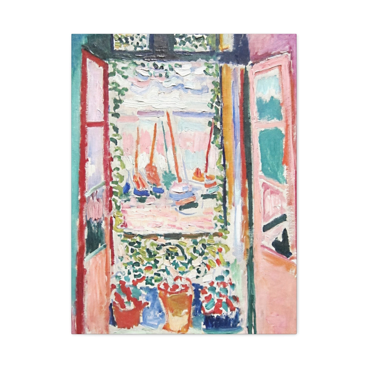 Matisse, Henri - Open Window, Collioure (1905) - Canvas Block, unframed