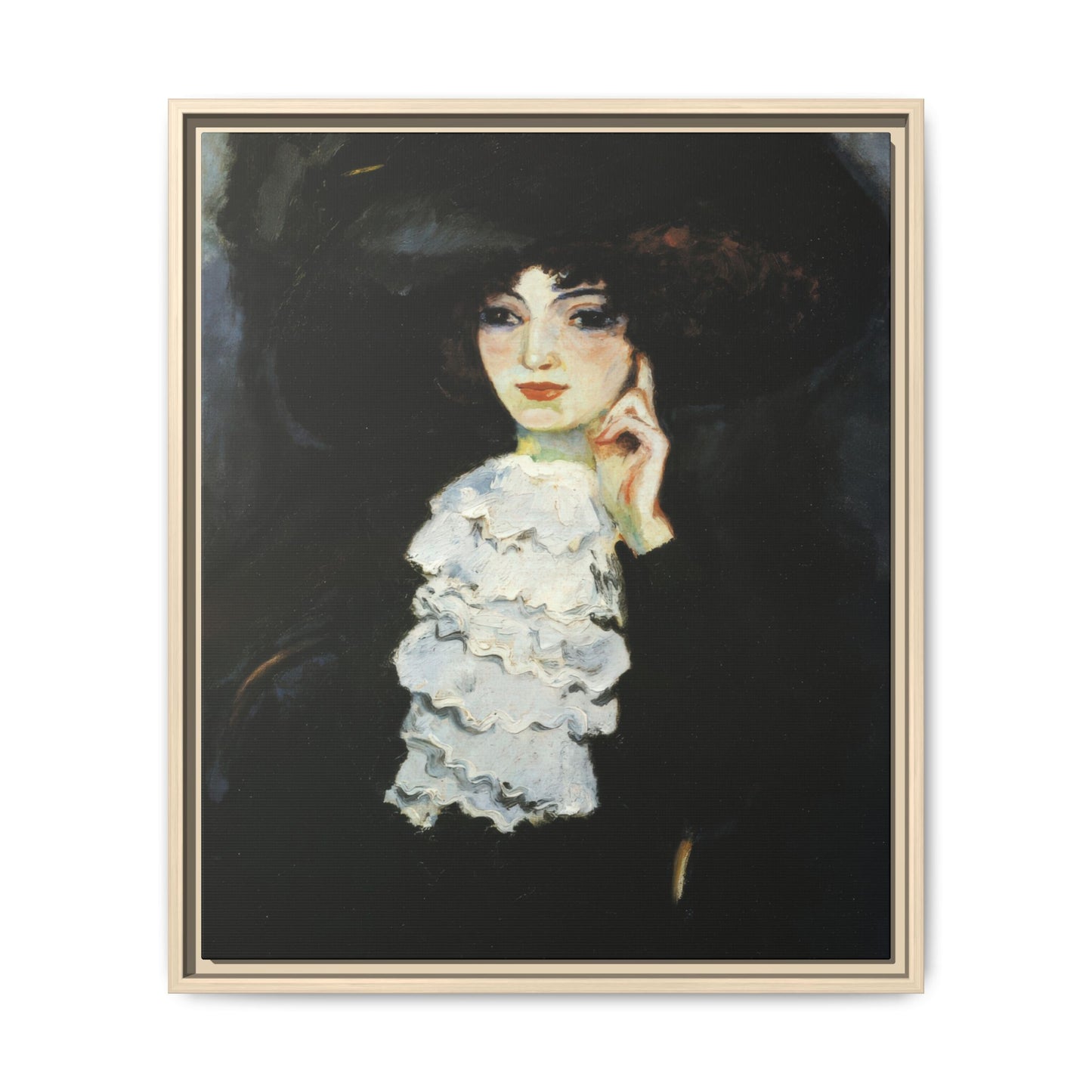 Van Dongen, Kees - Woman with Frill (1905) - Matte Canvas, Framed