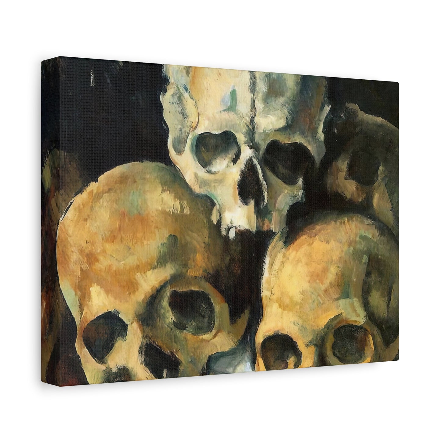 Cézanne, Paul - Pyramid of Skulls (1901) - Canvas Block, unframed