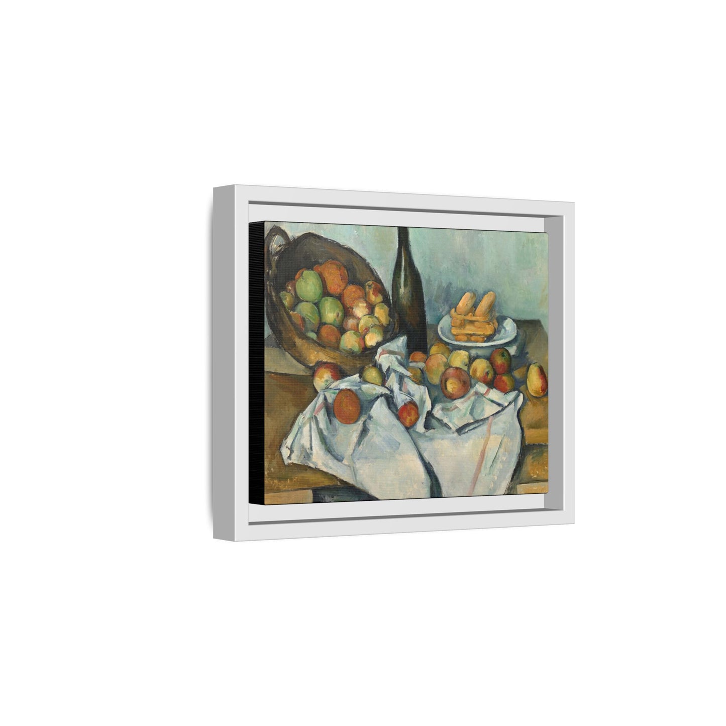 Cézanne, Paul - Basket of Apples (1893) - Matte Canvas, Framed