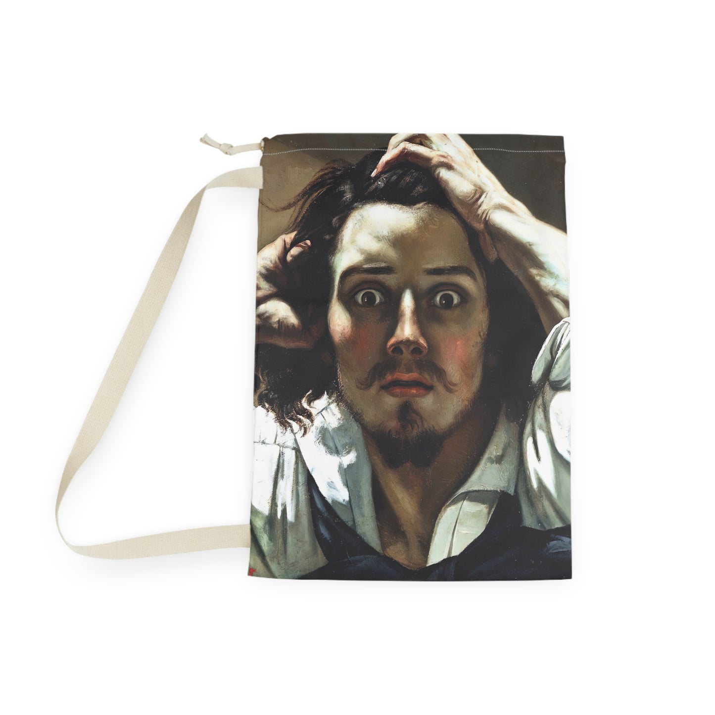 Courbet, Gustave - The Desperate Man (1843) - Laundry Bag