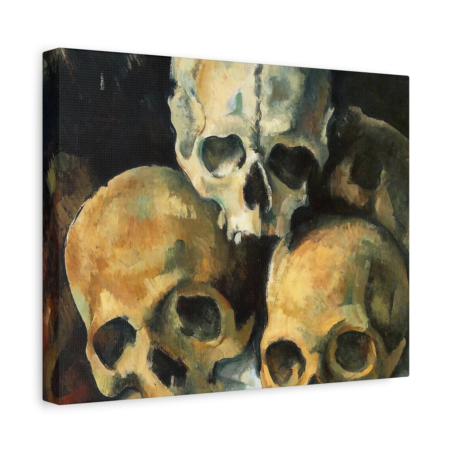 Cézanne, Paul - Pyramid of Skulls (1901) - Canvas Block, unframed