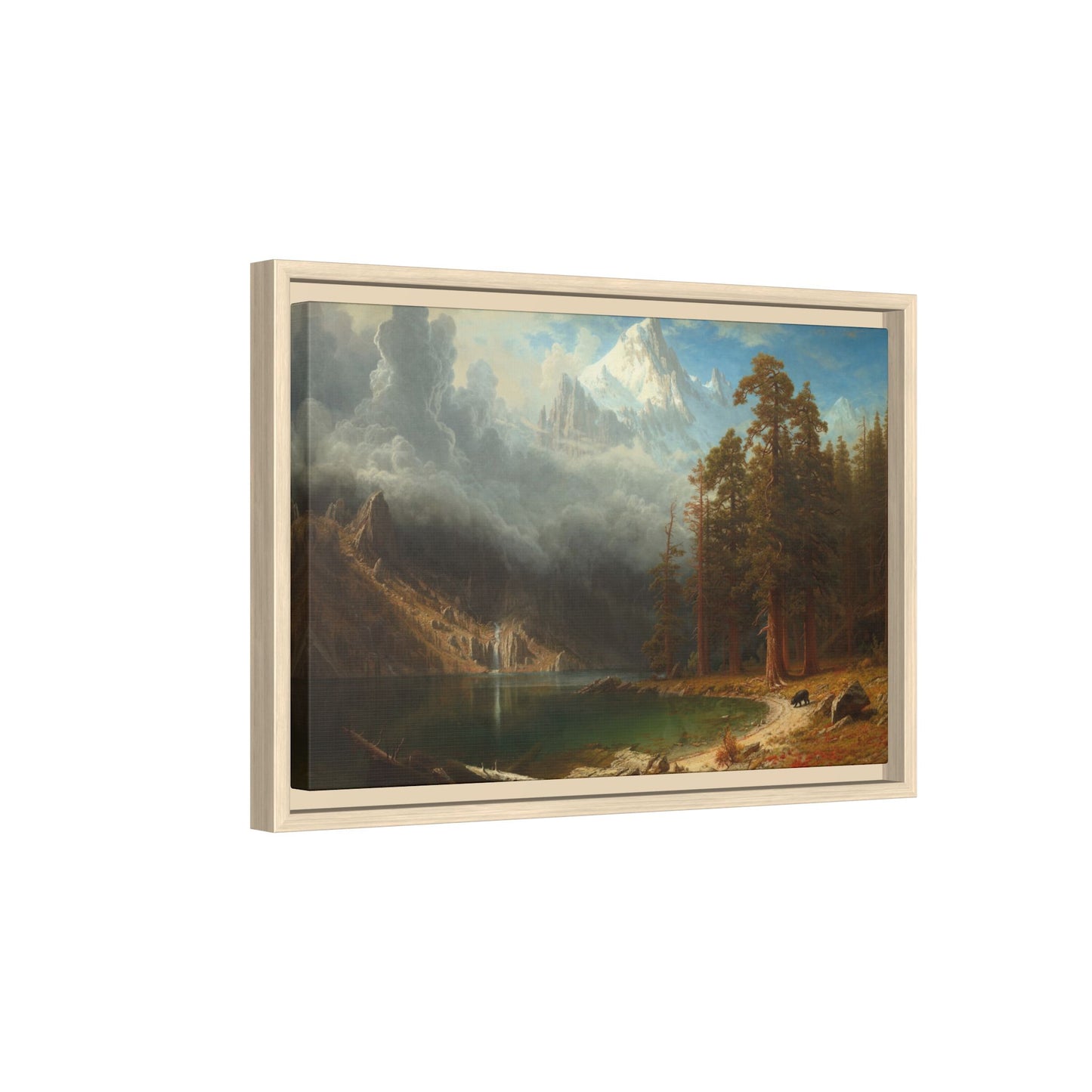 Bierstadt, Albert - Mount Corcoran (1877) - Matte Canvas, Framed