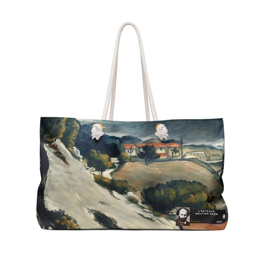 Cézanne, Paul - L’Estaque, Melting Snow (1870) - Weekender Bag
