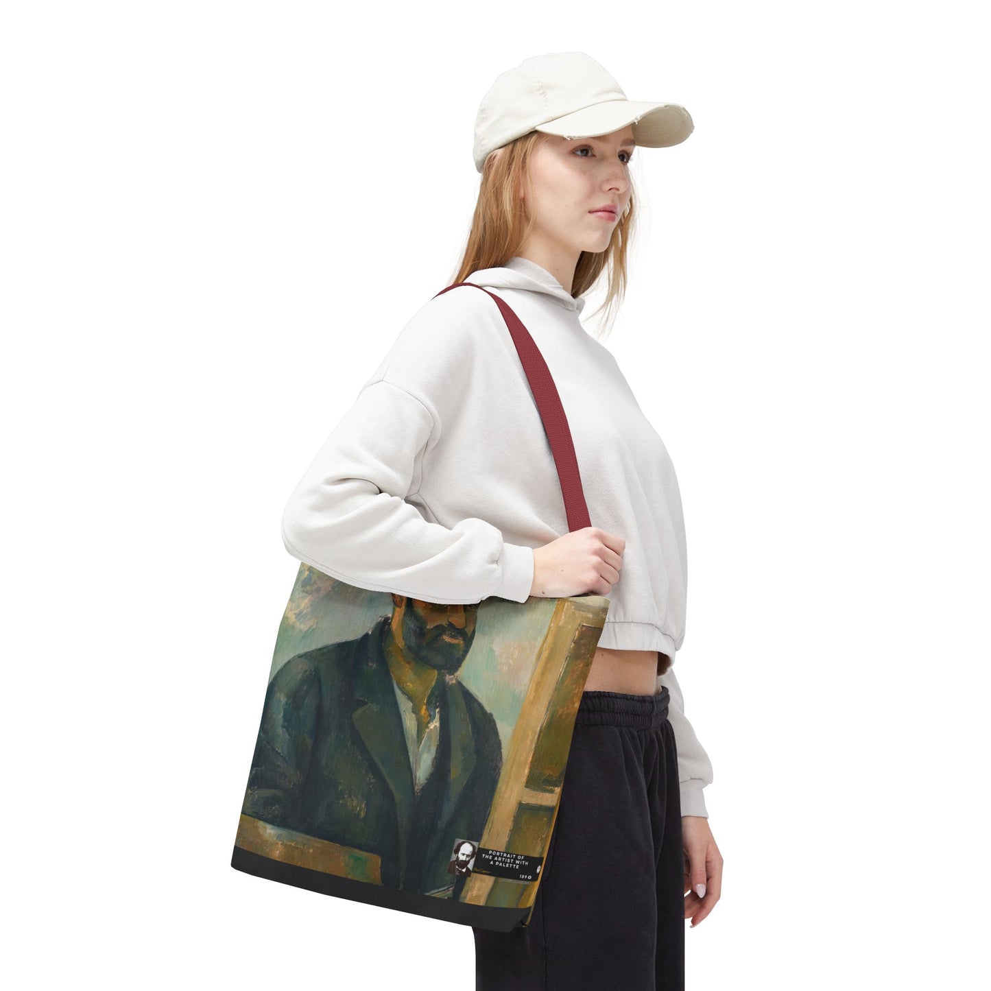 Cézanne, Paul - Portrait of the Artist with a Palette (1890) - Tote Bag