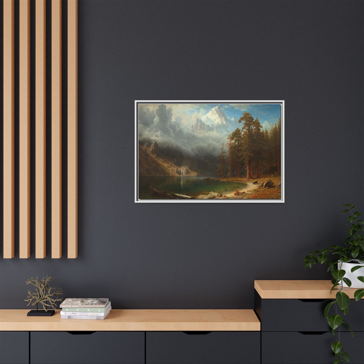 Bierstadt, Albert - Mount Corcoran (1877) - Matte Canvas, Framed