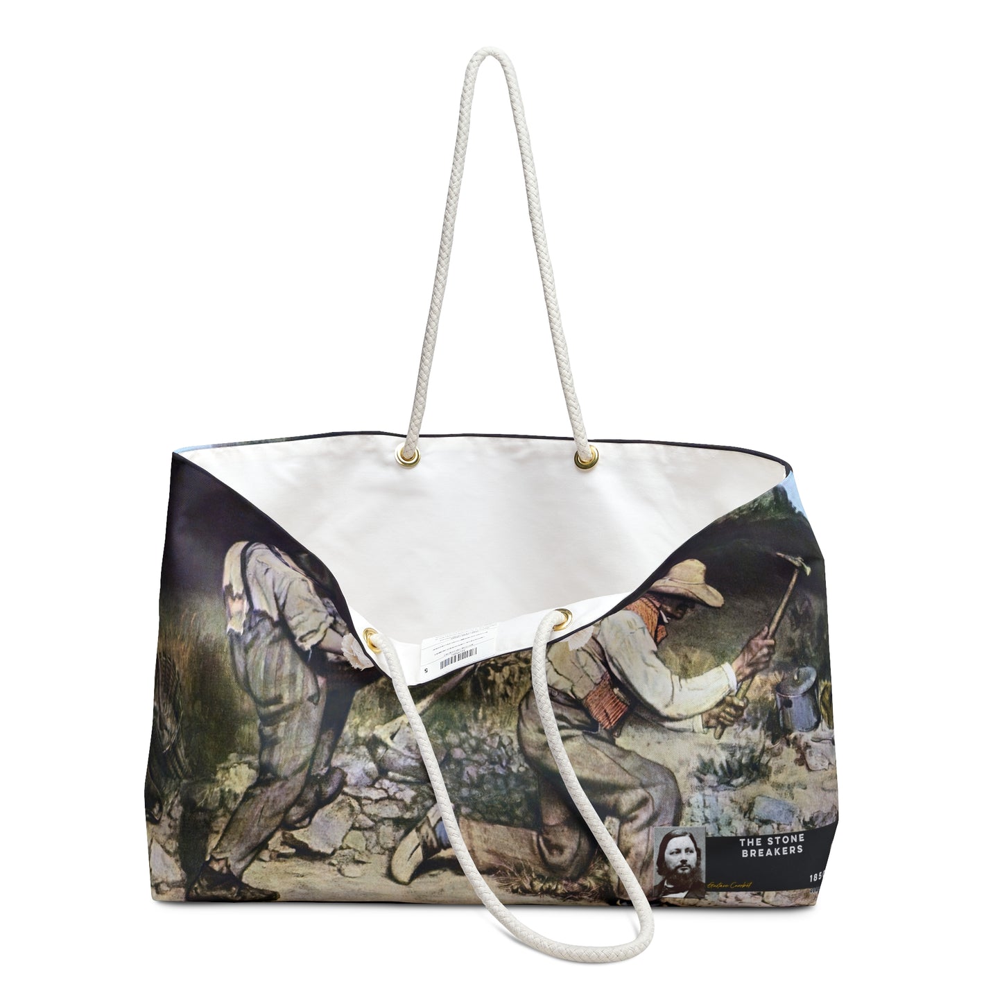 Courbet, Gustave - The Stone Breakers (1850) - Weekender Bag