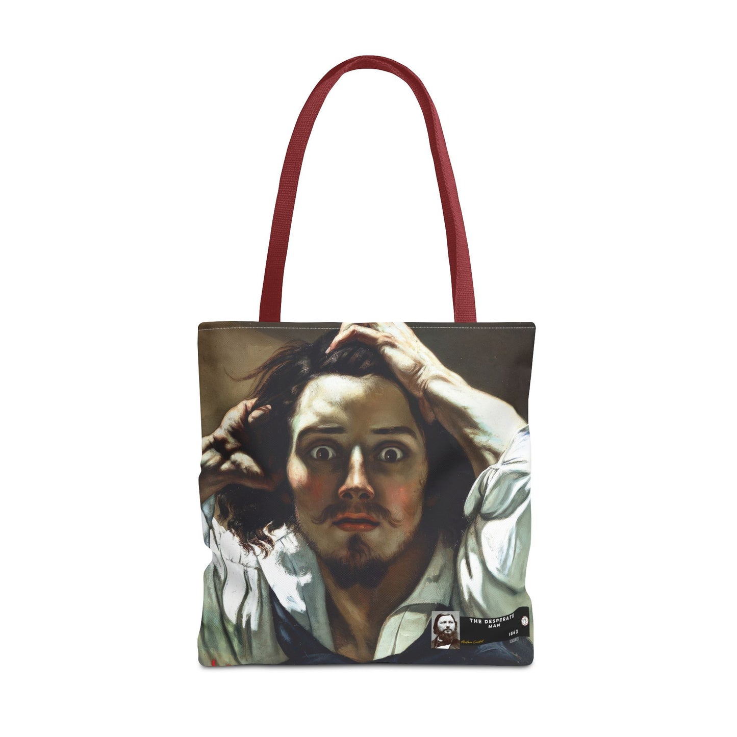Courbet, Gustave - The Desperate Man (1843) - Tote Bag