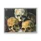 Cézanne, Paul - Pyramid of Skulls (1901) - Matte Canvas, Framed