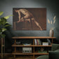 Courbet, Gustave - Study of a Nude Man (1840) - Canvas Block, unframed