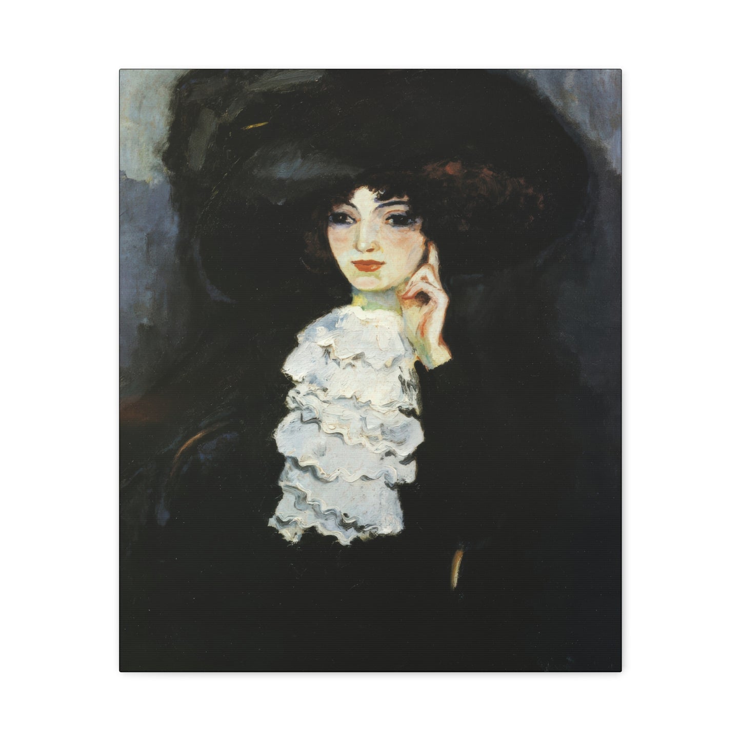 Van Dongen, Kees - Woman with Frill (1905) - Canvas Block, unframed
