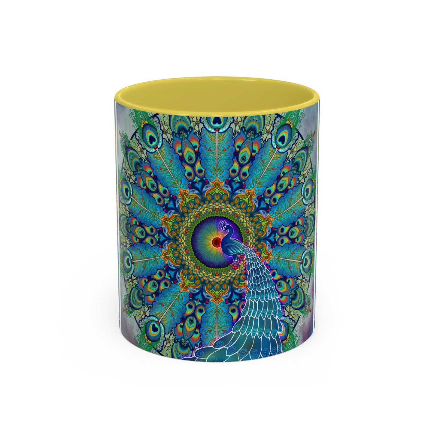 Pacio, Adam - Melek Taus Mandala - Colorful Accent Mugs