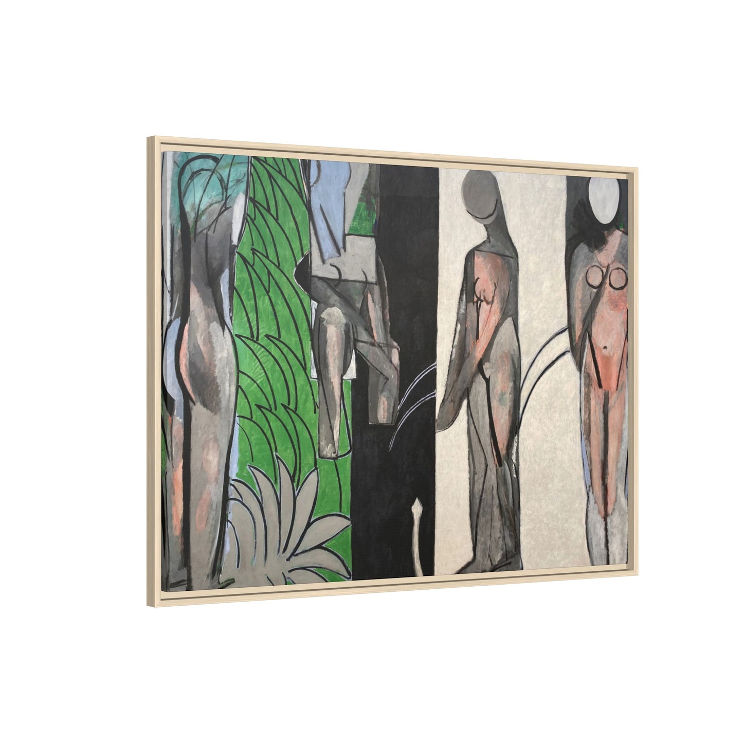 Matisse, Henri - Bathers by a River (1917) - Matte Canvas, Framed