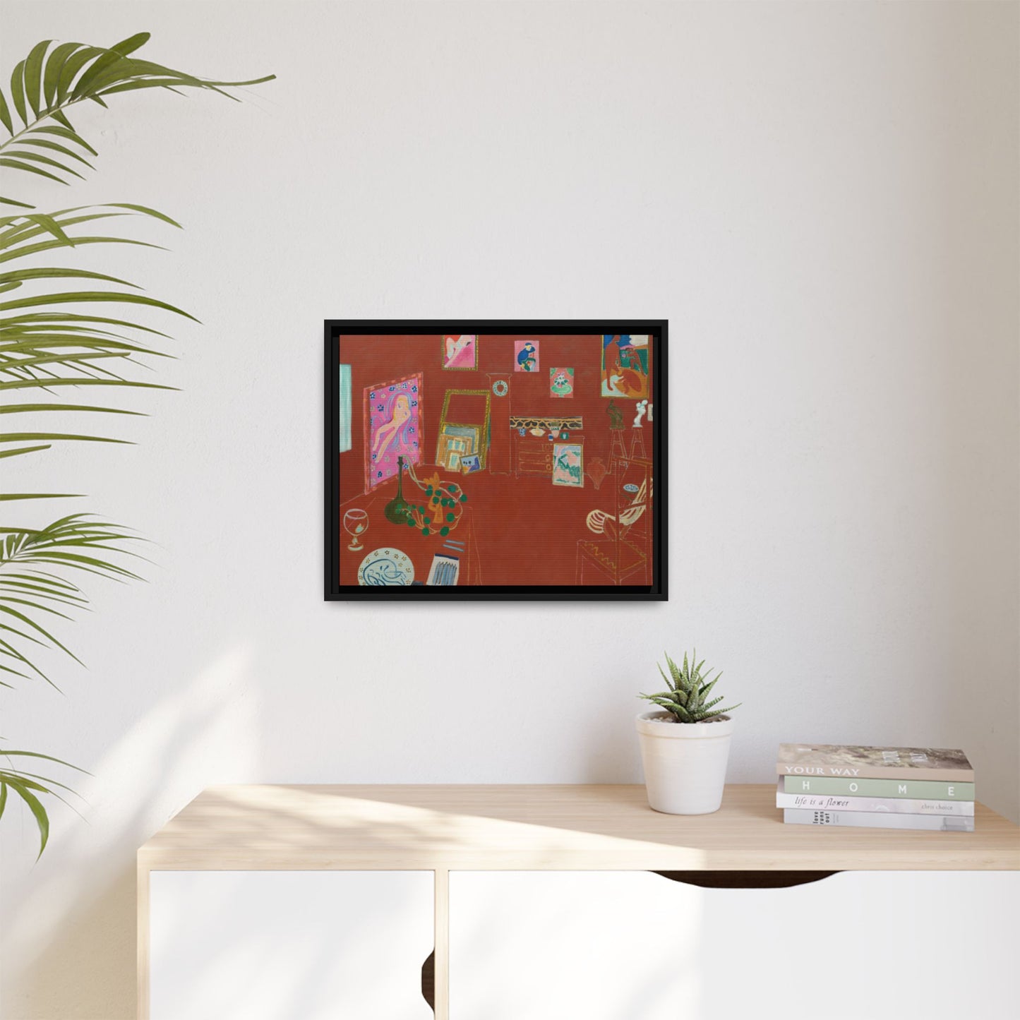 Matisse, Henri - The Red Studio (1911) - Matte Canvas, Framed