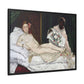 Manet, Édouard - Olympia (1870) - Matte Canvas, Framed