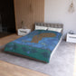Ranson, Paul - The Blue Bather (1891) - Microfiber Duvet Cover