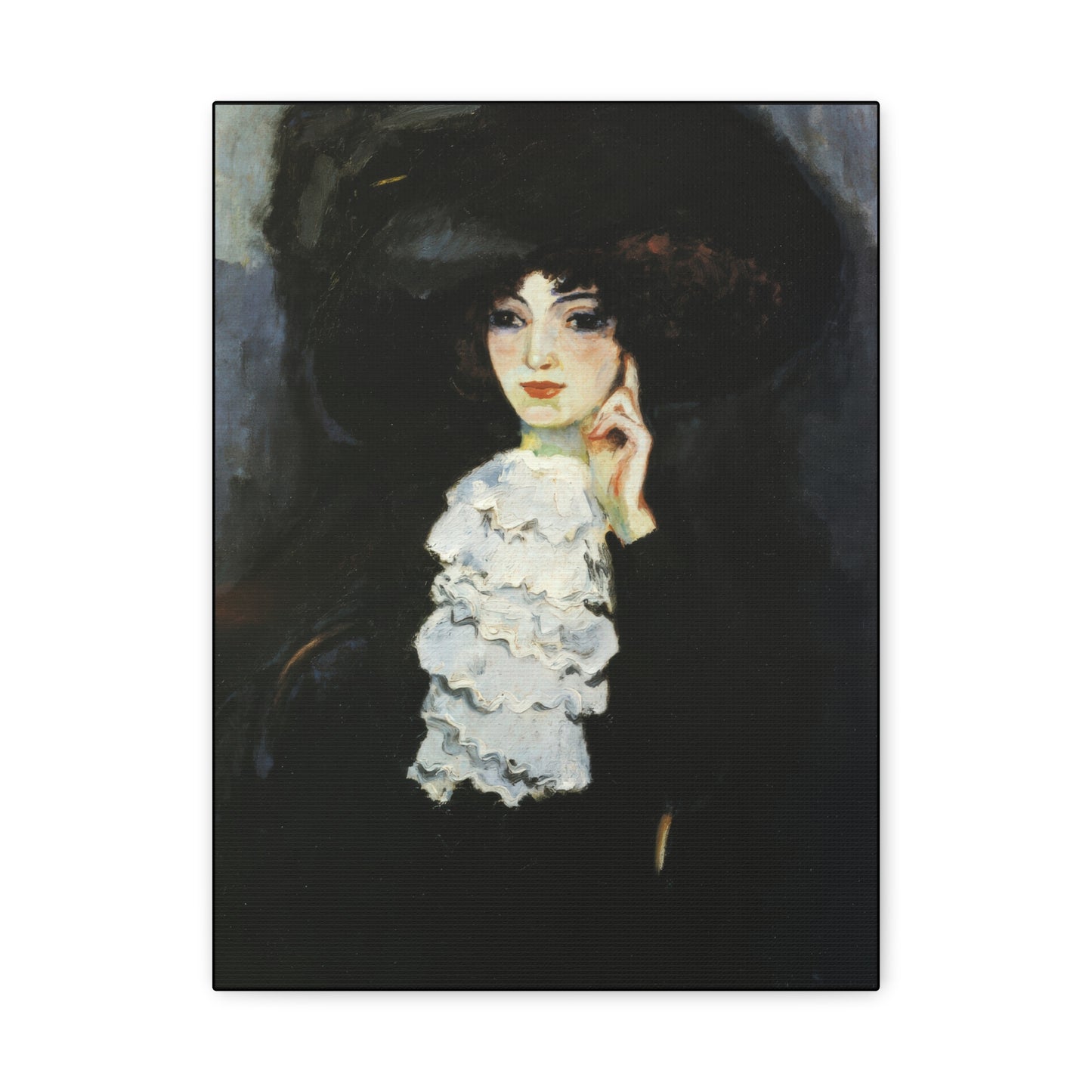 Van Dongen, Kees - Woman with Frill (1905) - Canvas Block, unframed