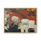 Gauguin, Paul - Vision of the Sermon (Jacob Wrestling with the Angel) (1888) - Matte Canvas, Framed