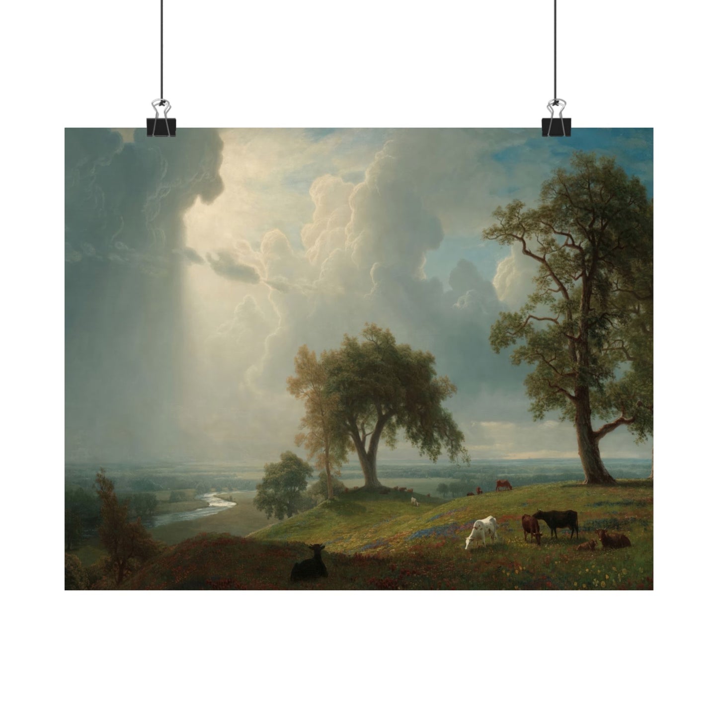Bierstadt, Albert - California Spring (1875) - Satin Posters