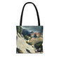 Cézanne, Paul - L’Estaque, Melting Snow (1870) - Tote Bag