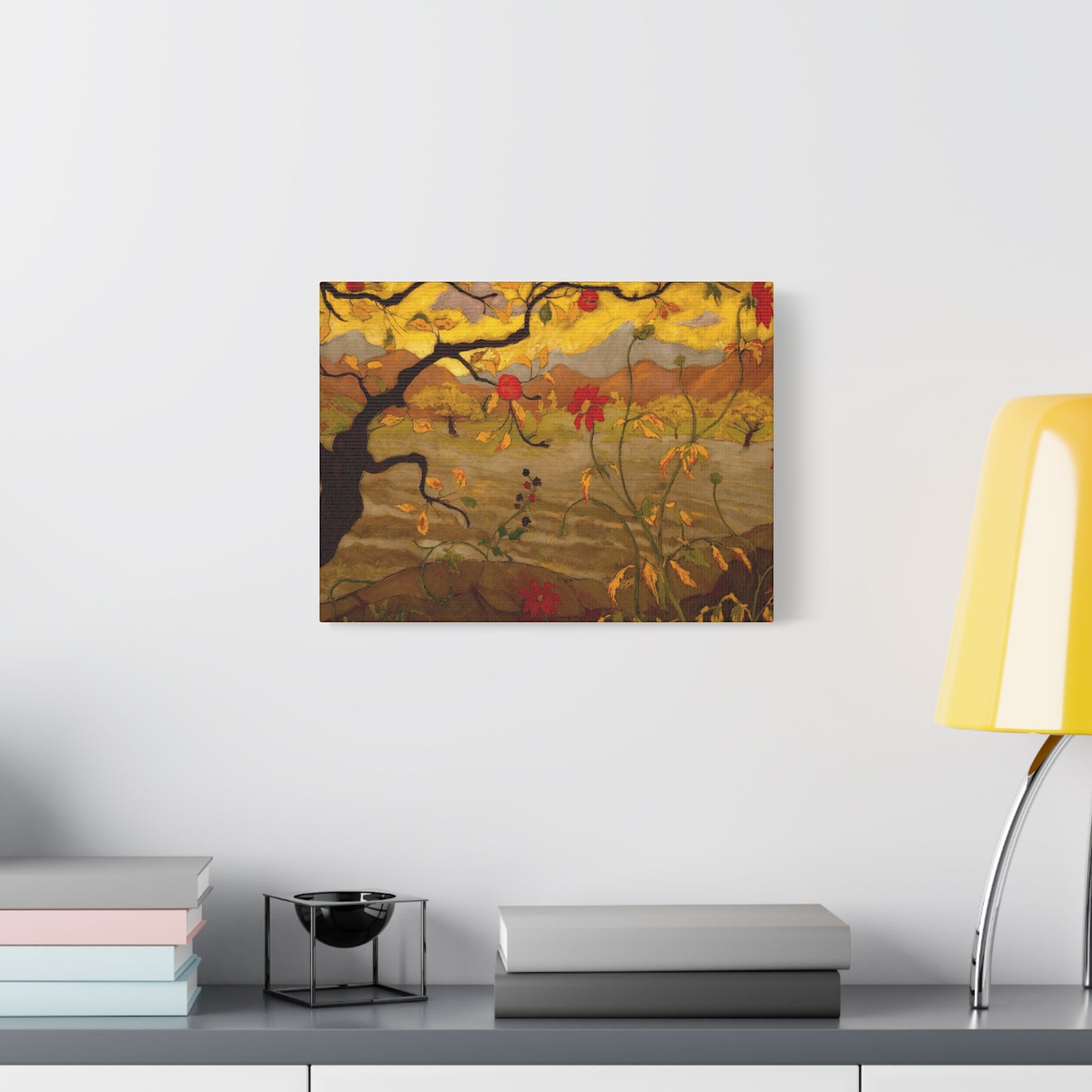 Ranson, Paul - Apple Tree with Red Fruit (1902) - Canvas Block, unframed