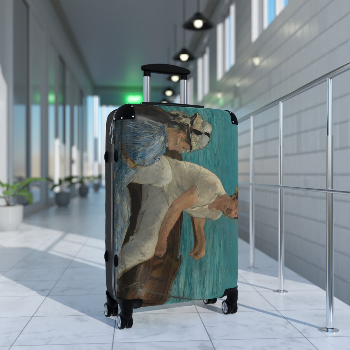 Manet, Édouard - Boating (1874) - Suitcase
