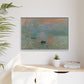 Monet, Claude - Impression, Sunrise (1872) - Matte Canvas, Framed