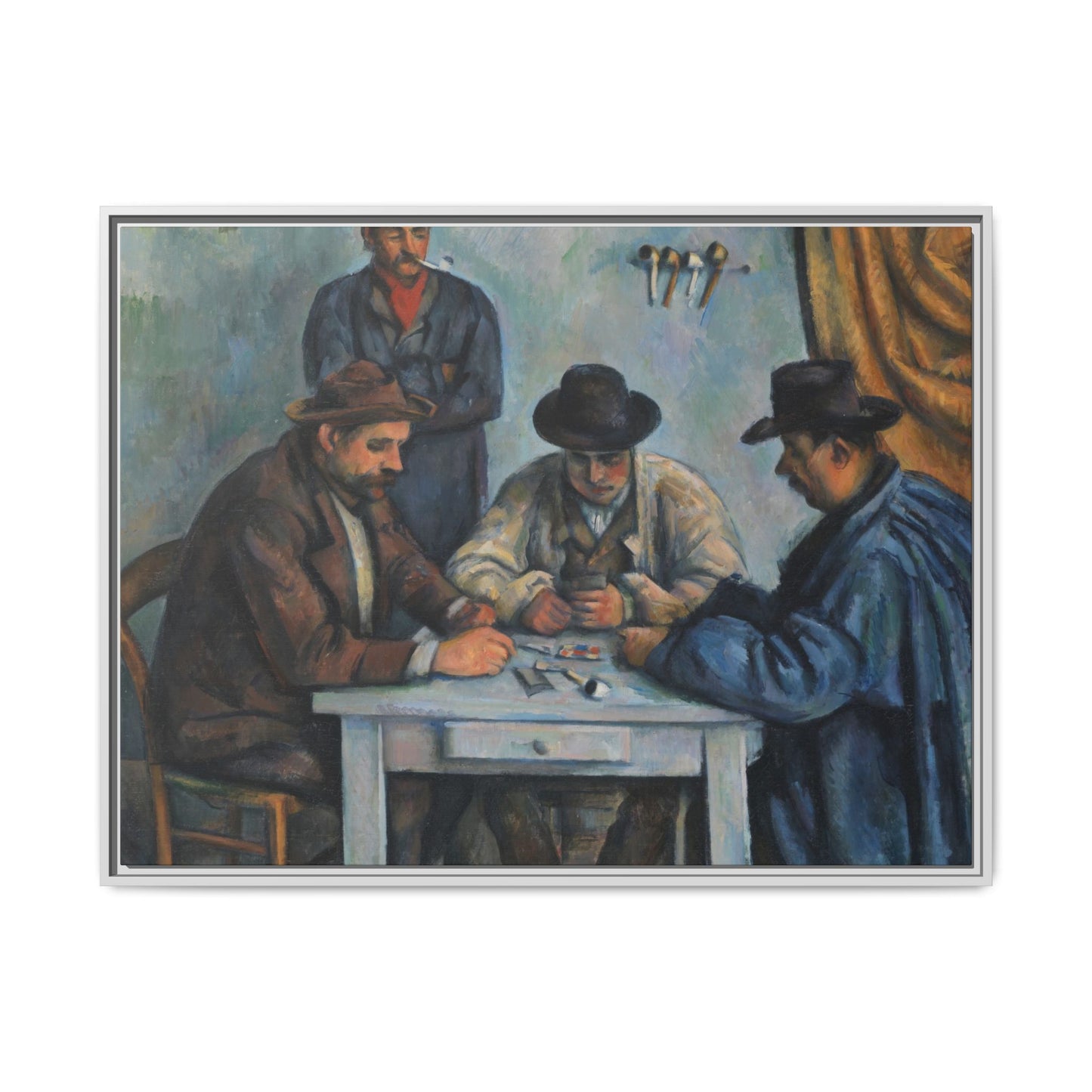 Cézanne, Paul - The Card Players (1892) - Matte Canvas, Framed