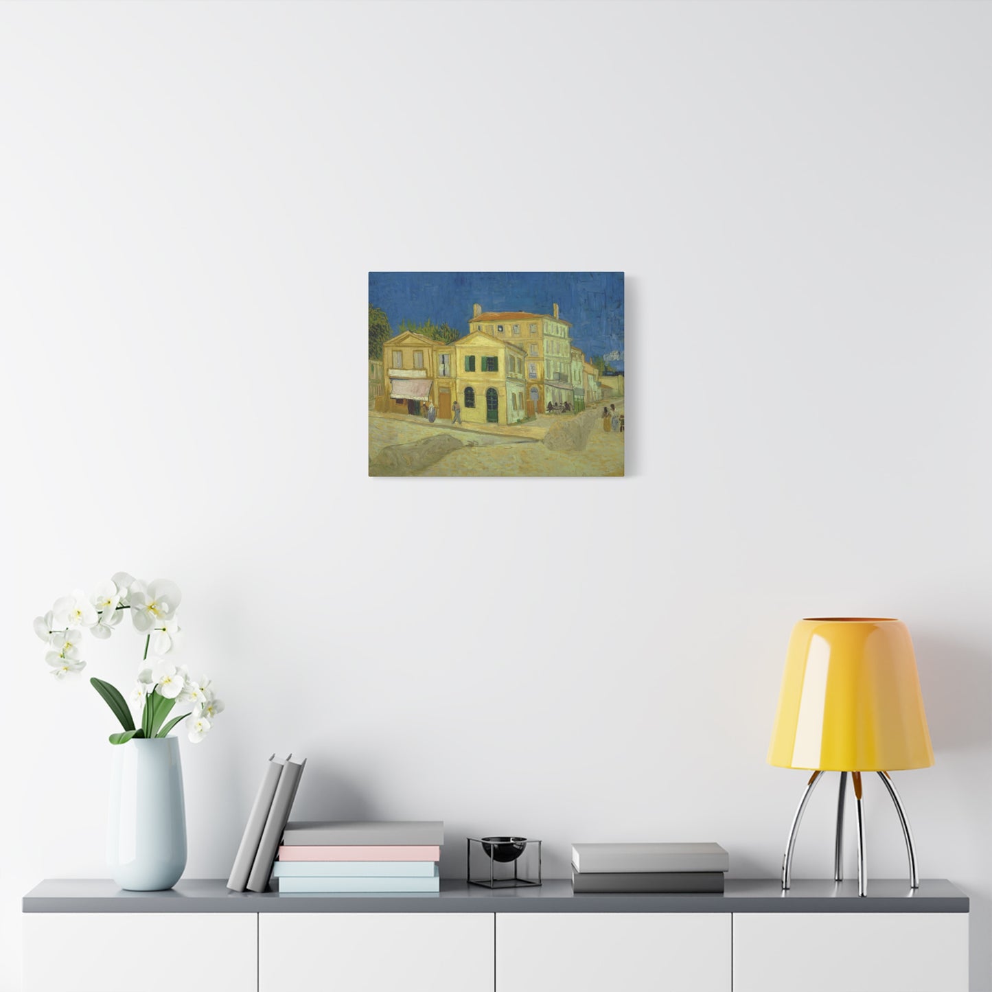 Van Gogh, Vincent - The Yellow House (1888)- Canvas Block, unframed