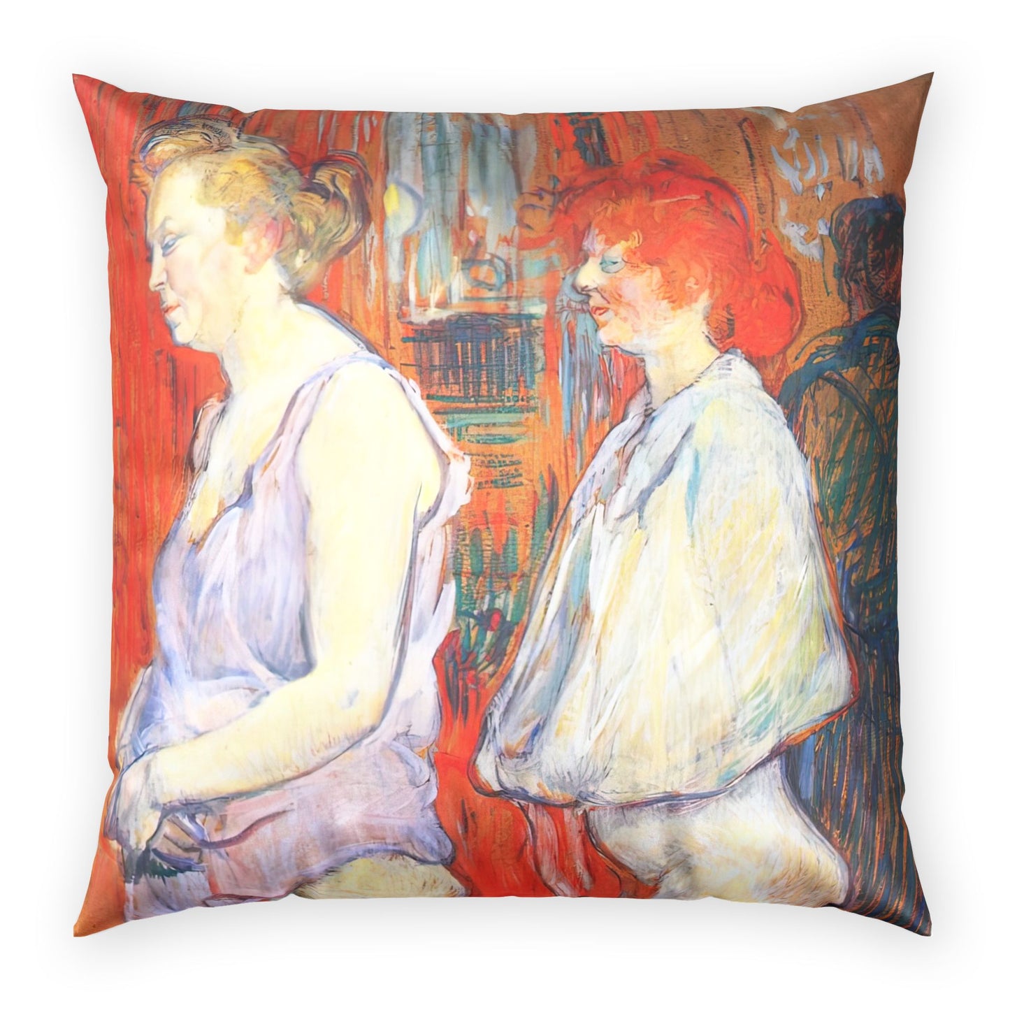 Toulouse-Lautrec, Henri - The Medical Inspection (1894) - Poly Velvet Pillow