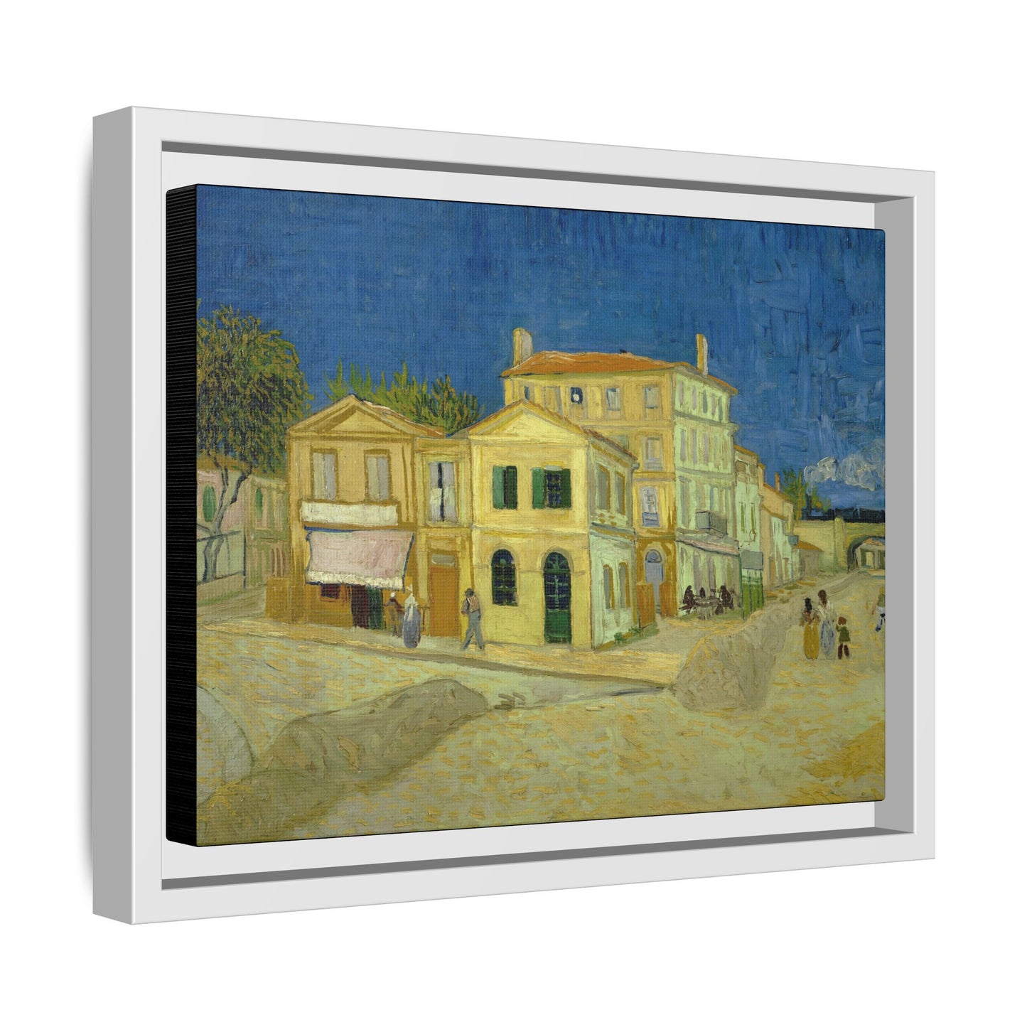 Van Gogh, Vincent - The Yellow House (1888) - Matte Canvas, Framed