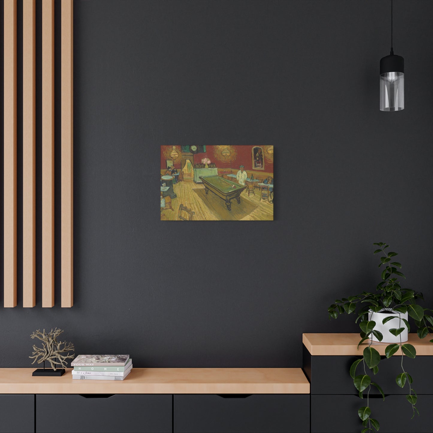 Van Gogh, Vincent - The Night Cafe (1888) - Canvas Block, unframed