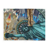 Liberty Mandala - Arctic Fleece Blanket