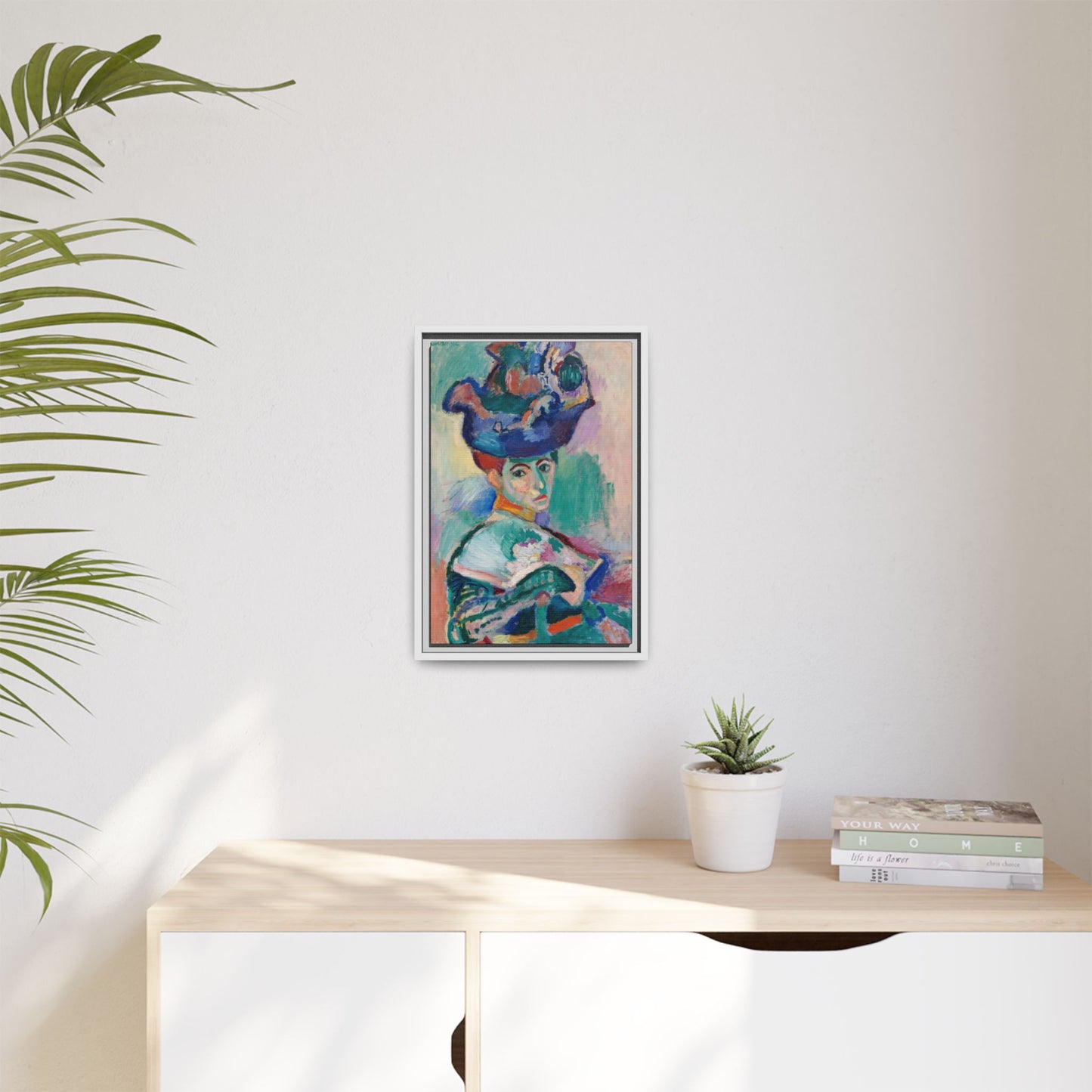 Matisse, Henri - Woman with a Hat (1905) - Matte Canvas, Framed