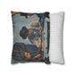 Cézanne, Paul - The Card Players (1892) - Faux Suede Square Pillowcase