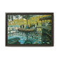Monet, Claude - La Grenouillere (1869) - Matte Canvas, Framed