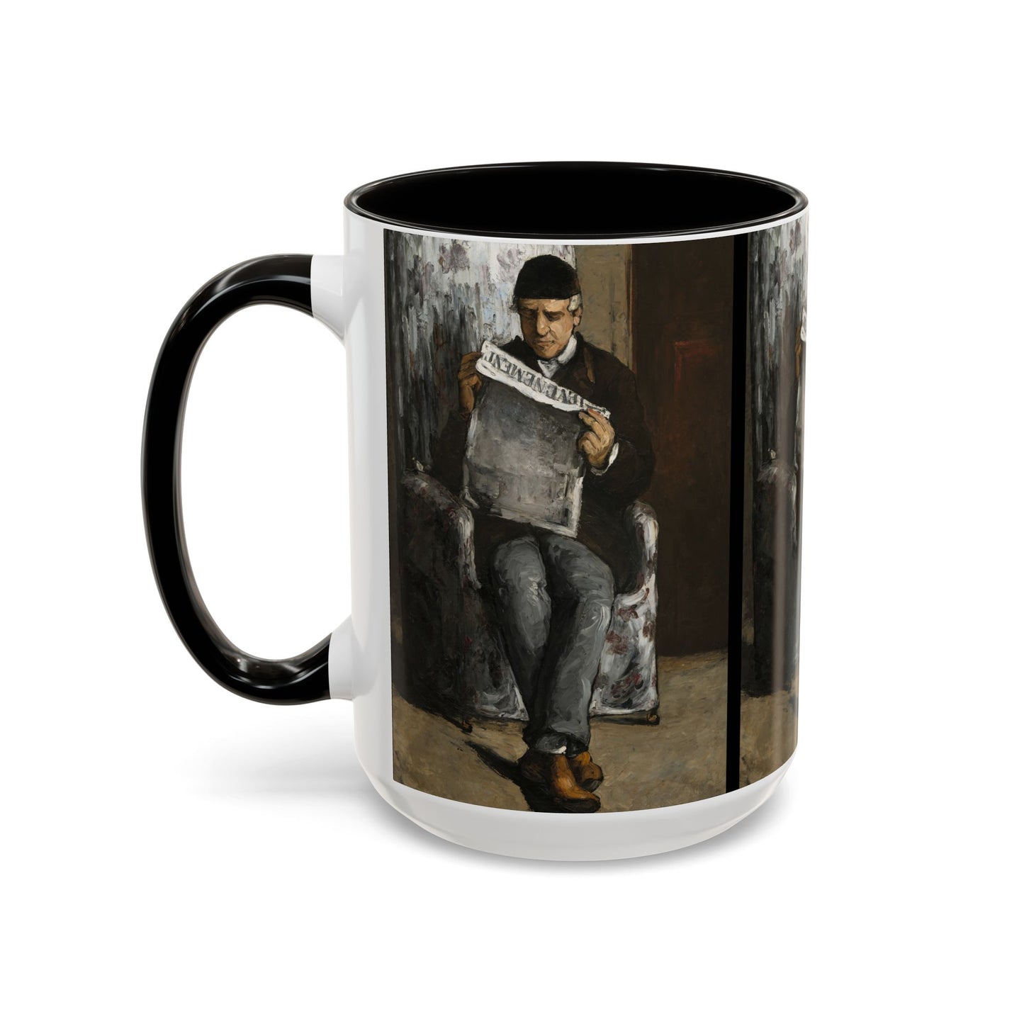 Cézanne, Paul - The Artist’s Father (1866) - Colorful Accent Mugs