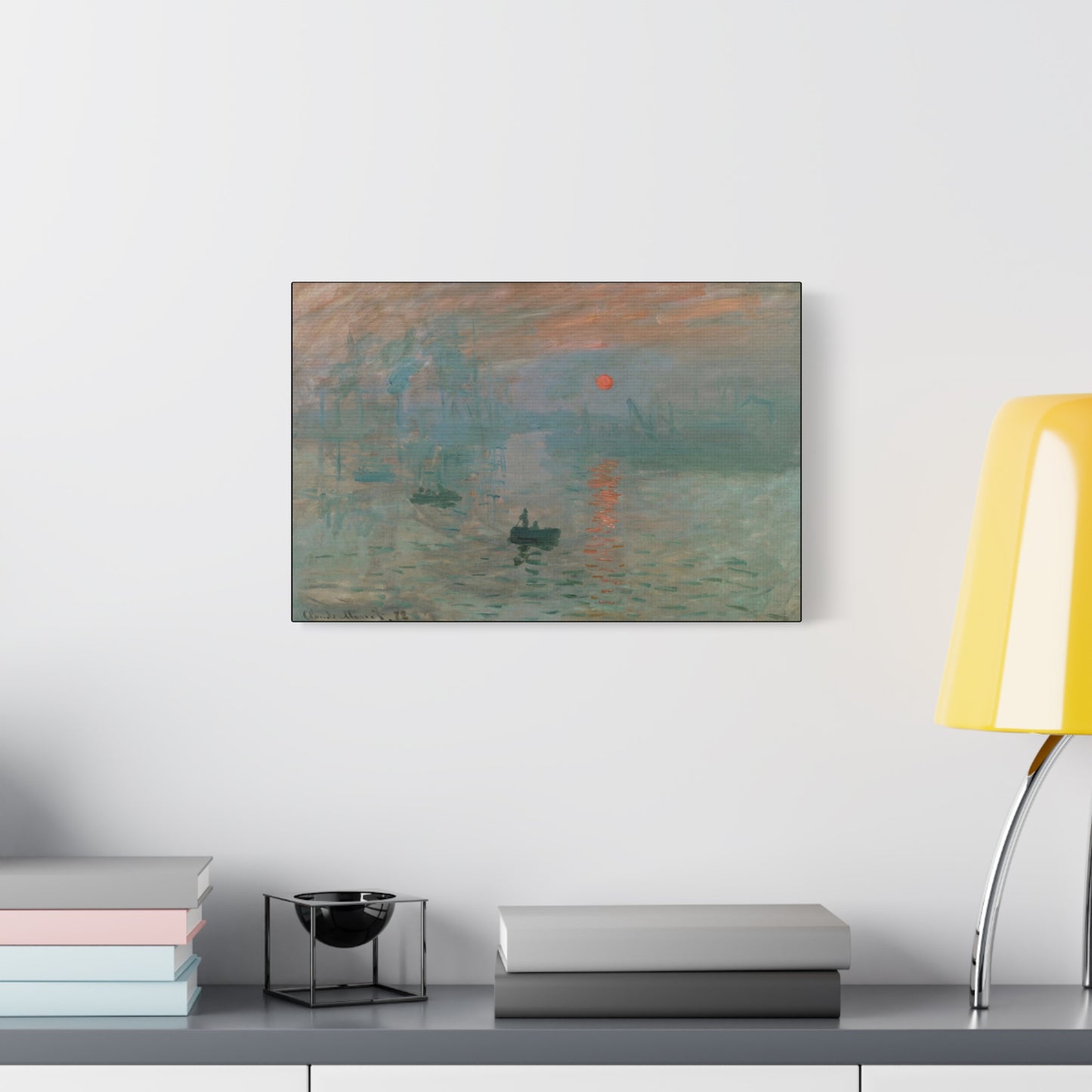 Monet, Claude - Impression, Sunrise (1872) - Canvas Block, unframed
