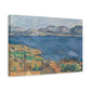 Cézanne, Paul - The Bay of Marseille, Seen from L'Estaque (1885) - Canvas Block, unframed