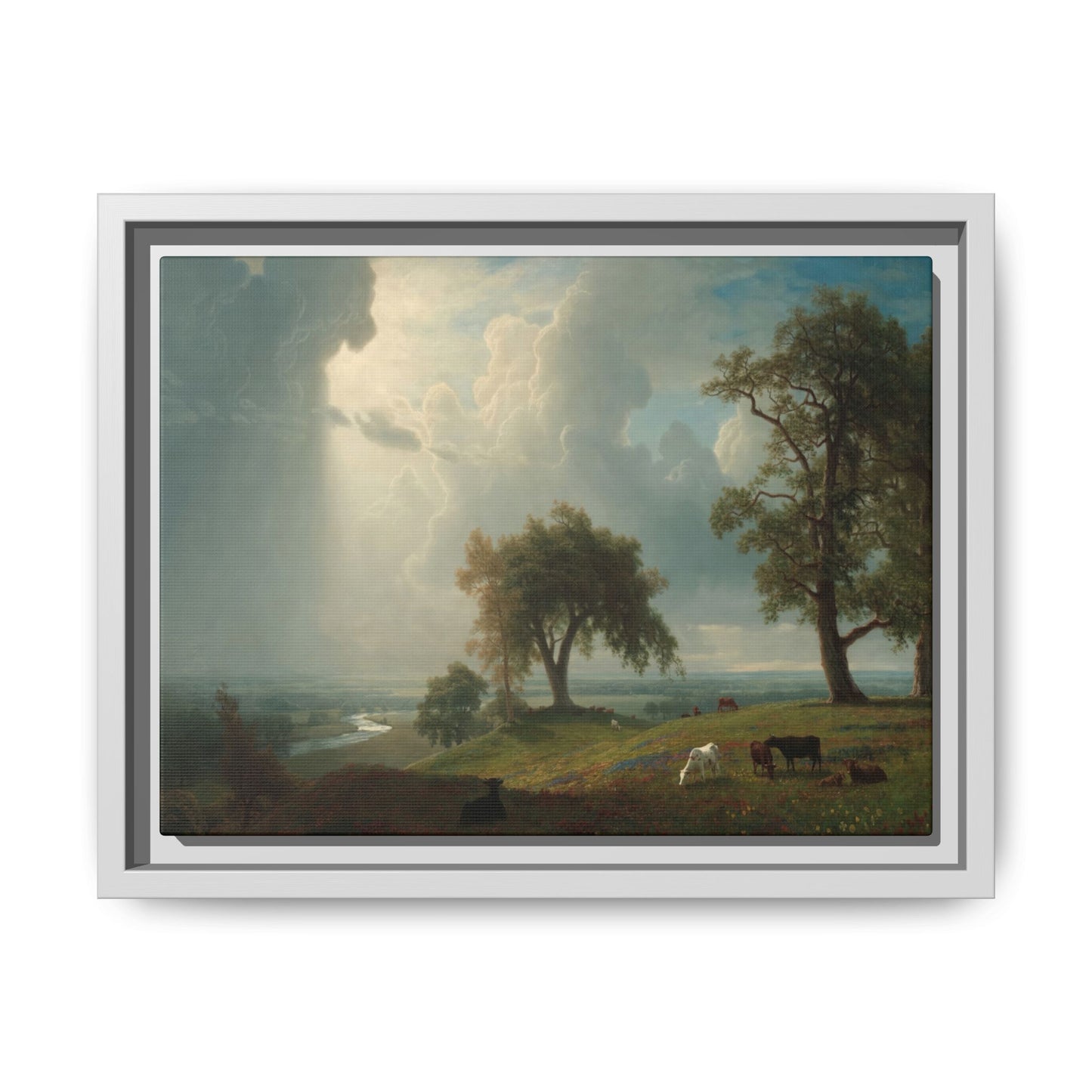 Bierstadt, Albert - California Spring (1875) - Matte Canvas, Framed